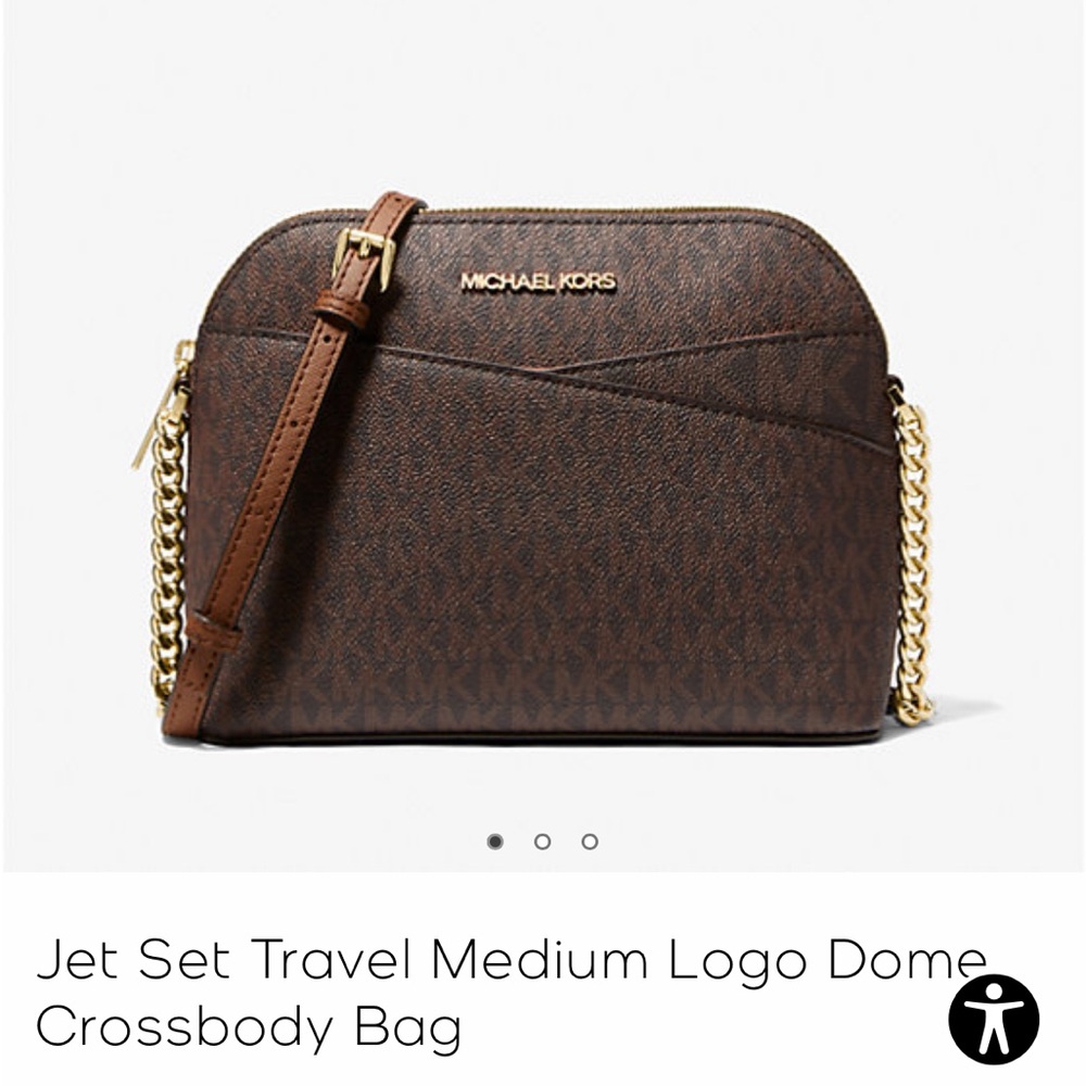 Michael Kors Jet Set Medium Brown Purse